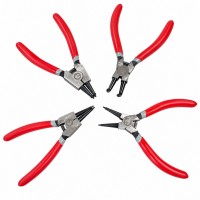 Набор щипцов для снятия и установки стопорных колец (4 шт.) 150 мм INTERTOOL HT-7001