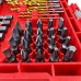 Набор сверл и бит 50 предметов в кейсе INTERTOOL SD-005
