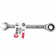 Ключ комбинированный с трещоткой 12 мм профессиональный INTERTOOL XT-1352