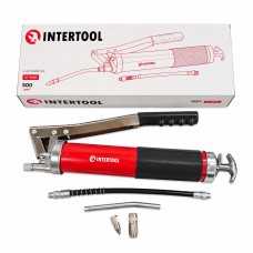 Шприц для смазки двухплунжерный 500 мл под тубу 400 г INTERTOOL AT-3060