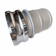 Патрубок быстросъемный CAMLOCK тип E400 (папа G4” под шланг 100 мм, алюминий)