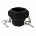 Муфта быстросъемная Камлок (CAMLOCK тип D200) мама G2” ДУ 50, полипропилен