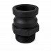 Муфта быстросъемная Камлок (CAMLOCK тип F200) папа G2” ДУ 50 наружная резьба , полипропилен