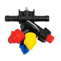 Форсунка тройная проходная шланговая ARAG PRO LINE Agroplast AP0-100/G08/P/P |225153|