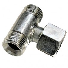 Штуцер трійник S27 з гайкою (М22х1.5-М22х1.5-М22х1.5)