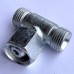 Штуцер тройник S22 с гайкой (М18х1.5)-Г22(М18х1.5)-(М18х1.5)